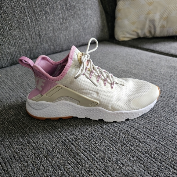 Nike Womens Air Huarache Run Ultra 819151-009 Ivory Running Shoes - Picture 8 of 13